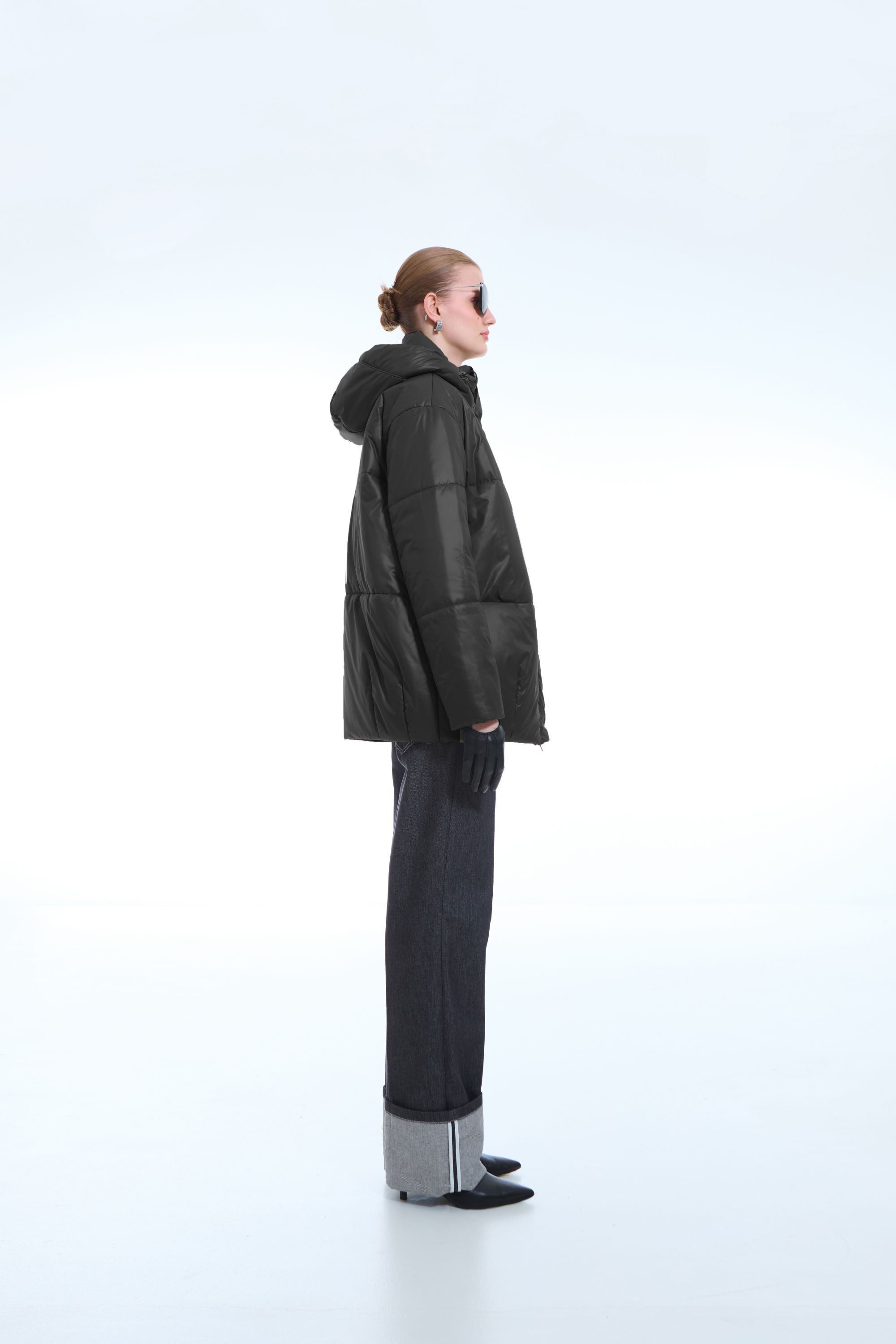 КУРТКА ЖЕНСКАЯ ПЛАЩЕВАЯ УТЕПЛЕННАЯ 4-1406