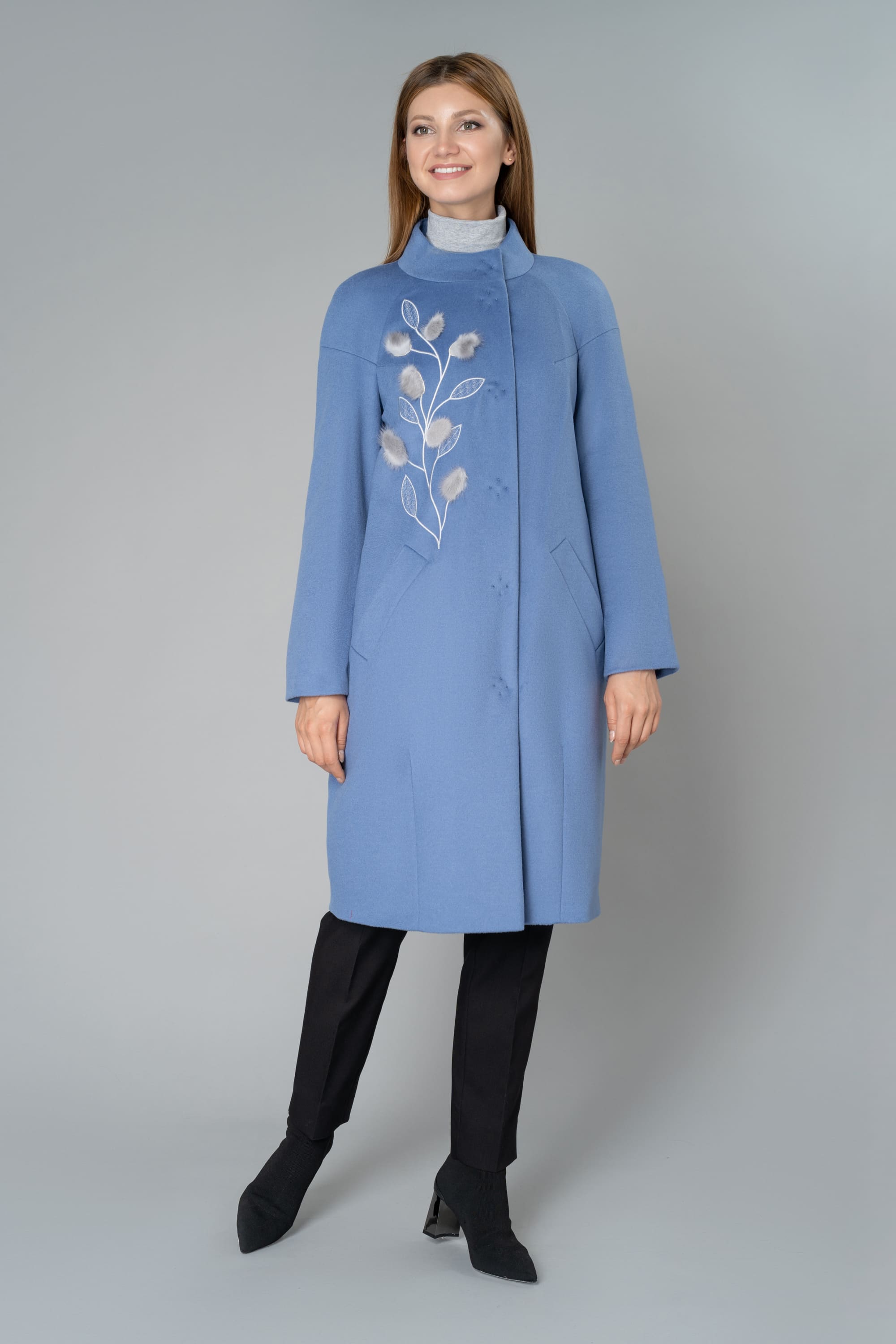 ПАЛЬТО ЖЕНСКОЕ УТЕПЛЕННОЕ 6-8074-1