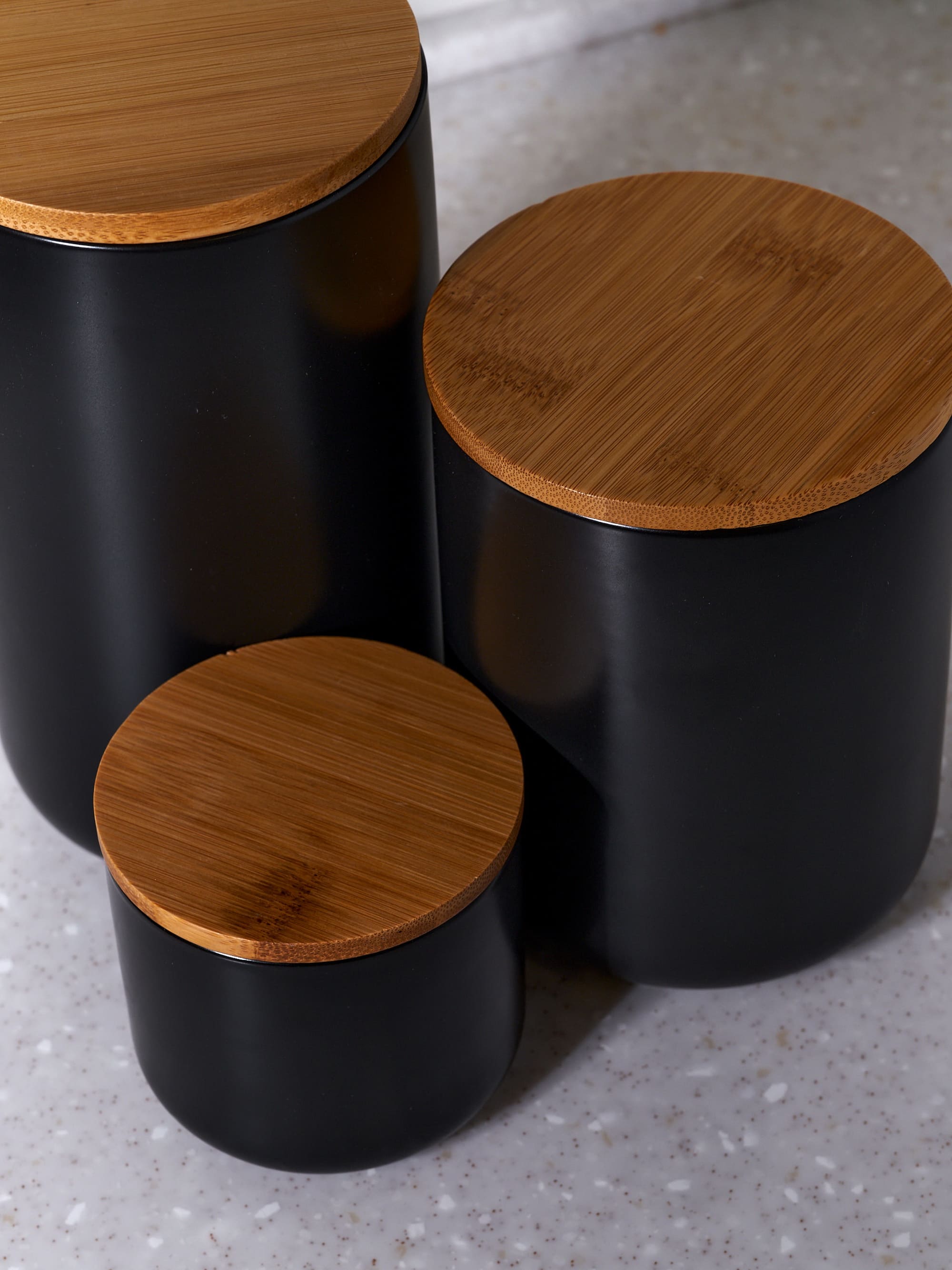 Набор керамических банок для сыпучих продуктов CD005