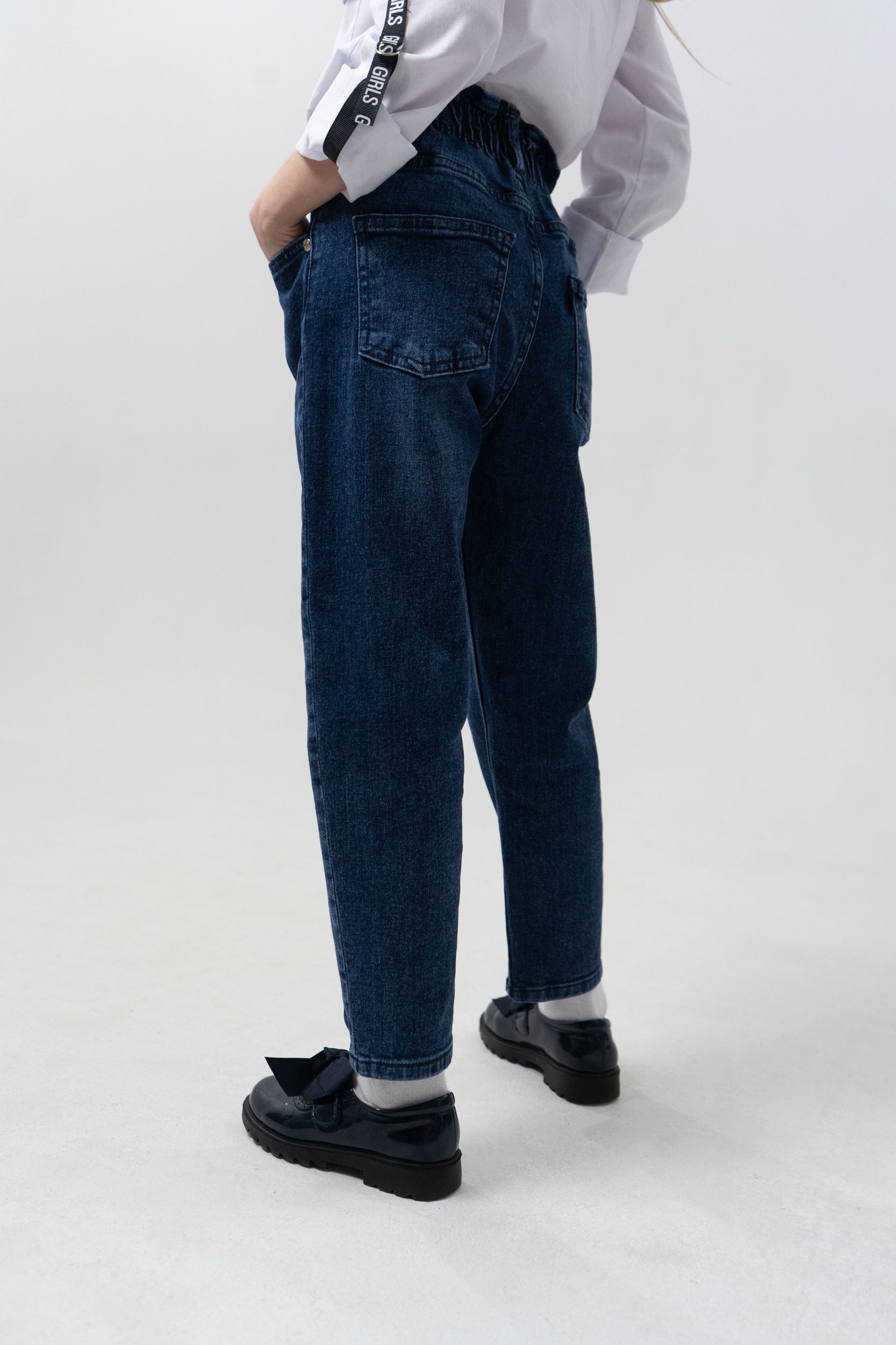 Брюки джинсовые для девочек (осенне-зимнего ассорт 20081 20081