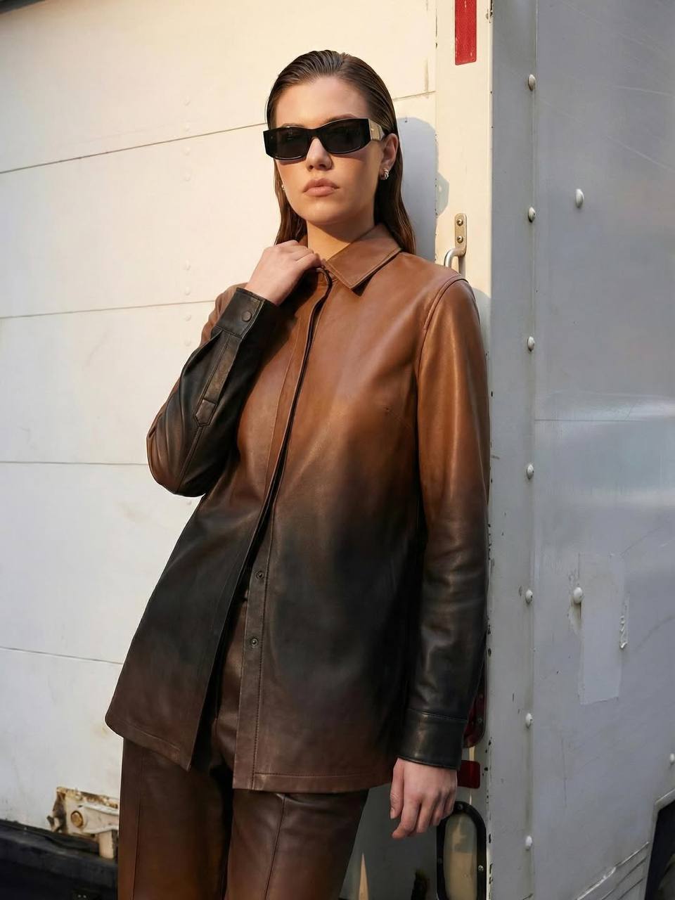 Кожа в гардеробе: