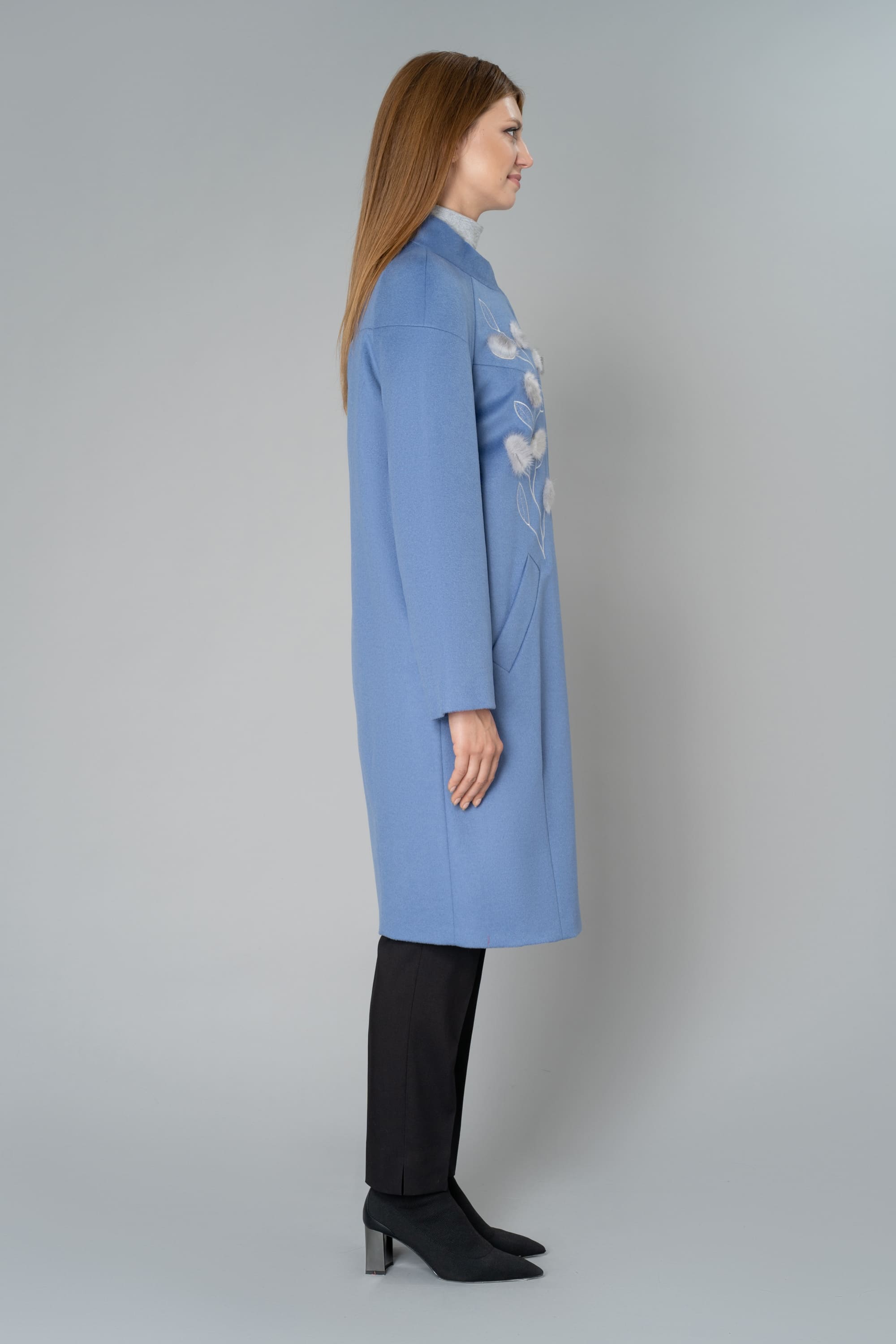 ПАЛЬТО ЖЕНСКОЕ УТЕПЛЕННОЕ 6-8074-1