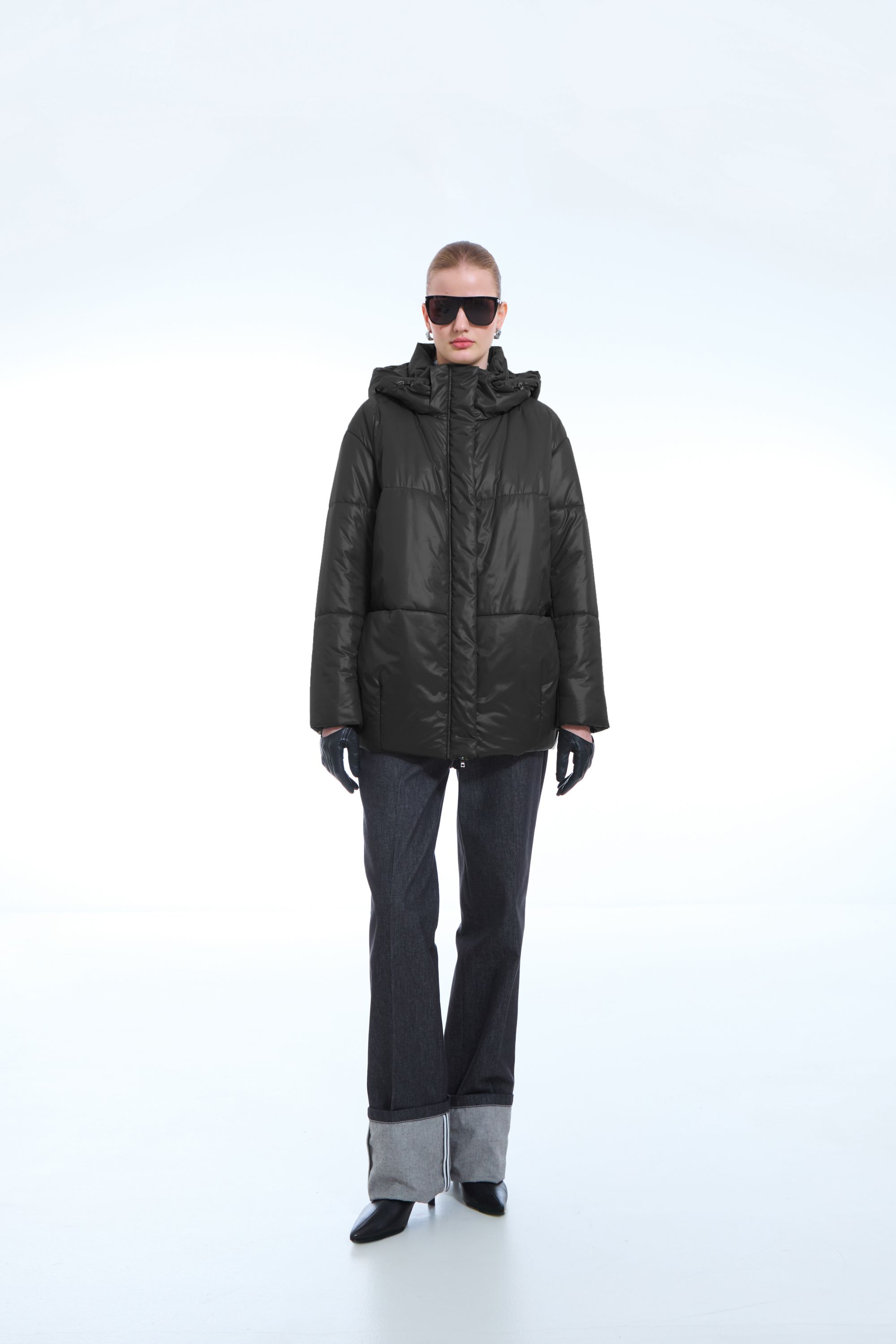 КУРТКА ЖЕНСКАЯ ПЛАЩЕВАЯ УТЕПЛЕННАЯ 4-1406