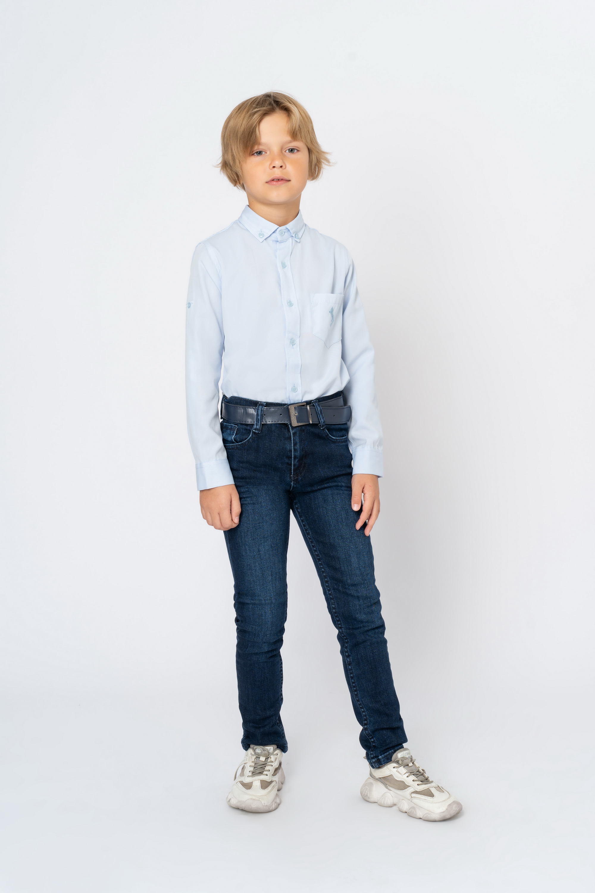 Брюки джинсовые для мальчиков (осенне-зимнего ассо 2-227 2-227