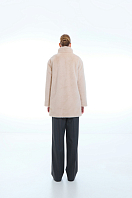 ПАЛЬТО ЖЕНСКОЕ ИЗ ИСКУССТВЕННОГО МЕХА 9-1595 . Фото 4.