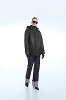 КУРТКА ЖЕНСКАЯ ПЛАЩЕВАЯ УТЕПЛЕННАЯ 4-1406. Фото 2.