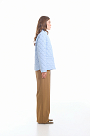 КУРТКА ЖЕНСКАЯ ПЛАЩЕВАЯ УТЕПЛЕННАЯ 4-2029 . Фото 3.