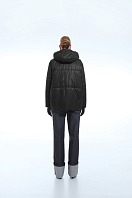 КУРТКА ЖЕНСКАЯ ПЛАЩЕВАЯ УТЕПЛЕННАЯ 4-1406. Фото 4.