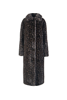 ПАЛЬТО ЖЕНСКОЕ ИЗ ИСКУССТВЕННОГО МЕХА 9-2066. Фото 5.