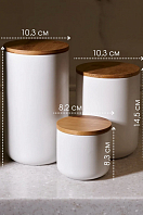  Набор керамических банок для сыпучих продуктов CD005 . Фото 2.