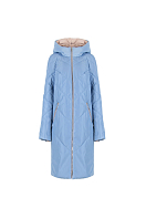 ПАЛЬТО ЖЕНСКОЕ ПЛАЩЕВОЕ УТЕПЛЕННОЕ 5-1900 . Фото 1.