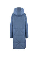 ПАЛЬТО ЖЕНСКОЕ ПЛАЩЕВОЕ УТЕПЛЕННОЕ 5-1725. Фото 3.