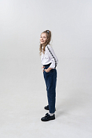 Брюки джинсовые для девочек (осенне-зимнего ассорт 20081 20081 для девочек. Фото 3.