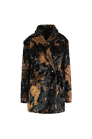 ПАЛЬТО ЖЕНСКОЕ ИЗ ИСКУССТВЕННОГО МЕХА 9-2023 . Фото 1.