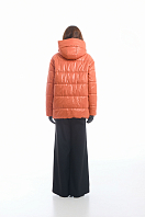 КУРТКА ЖЕНСКАЯ ПЛАЩЕВАЯ УТЕПЛЕННАЯ 4-1846 . Фото 4.