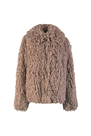 ПАЛЬТО ЖЕНСКОЕ ИЗ ИСКУССТВЕННОГО МЕХА 9-2496 . Фото 1.