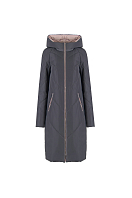 ПАЛЬТО ЖЕНСКОЕ ПЛАЩЕВОЕ УТЕПЛЕННОЕ 5-1900 . Фото 1.