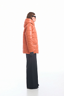 КУРТКА ЖЕНСКАЯ ПЛАЩЕВАЯ УТЕПЛЕННАЯ 4-1846 . Фото 3.