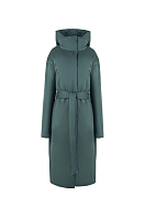 ПАЛЬТО ЖЕНСКОЕ ПЛАЩЕВОЕ УТЕПЛЕННОЕ 5-1621. Фото 1.