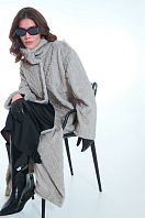 ПАЛЬТО ЖЕНСКОЕ ИЗ ИСКУССТВЕННОГО МЕХА 9-1969 . Фото 1.