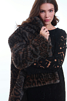 ПАЛЬТО ЖЕНСКОЕ ИЗ ИСКУССТВЕННОГО МЕХА 9-1647 . Фото 1.