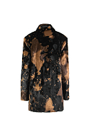 ПАЛЬТО ЖЕНСКОЕ ИЗ ИСКУССТВЕННОГО МЕХА 9-2023 . Фото 3.