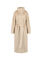 ПАЛЬТО ЖЕНСКОЕ ИЗ ИСКУССТВЕННОГО МЕХА 9-1969 . Фото 1.