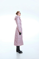 ПАЛЬТО ЖЕНСКОЕ ПЛАЩЕВОЕ УТЕПЛЕННОЕ 5-1645. Фото 5.