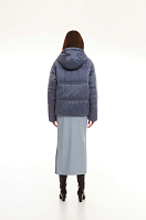 КУРТКА ЖЕНСКАЯ ПЛАЩЕВАЯ УТЕПЛЕННАЯ 4-1071. Фото 4.