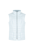 ЖИЛЕТ ЖЕНСКИЙ ПЛАЩЕВОЙ УТЕПЛЕННЫЙ 4-1557. Фото 1.