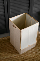 Складная текстильная корзина для белья CD033 . Фото 4.