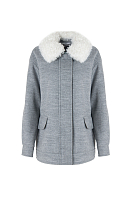 ПАЛЬТО ЖЕНСКОЕ УТЕПЛЕННОЕ 6-806. Фото 4.