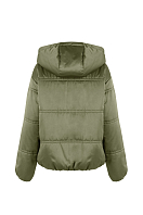 КУРТКА ЖЕНСКАЯ ПЛАЩЕВАЯ УТЕПЛЕННАЯ 4-1071. Фото 3.