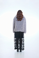 ПАЛЬТО ЖЕНСКОЕ ИЗ ИСКУССТВЕННОГО МЕХА 9-1796 . Фото 4.