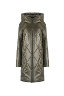 ПАЛЬТО ЖЕНСКОЕ ПЛАЩЕВОЕ УТЕПЛЕННОЕ 5-1072. Фото 4.