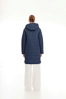 ПАЛЬТО ЖЕНСКОЕ ПЛАЩЕВОЕ УТЕПЛЕННОЕ 5-1139. Фото 3.