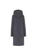 ПАЛЬТО ЖЕНСКОЕ ПЛАЩЕВОЕ УТЕПЛЕННОЕ 5-1900 . Фото 3.